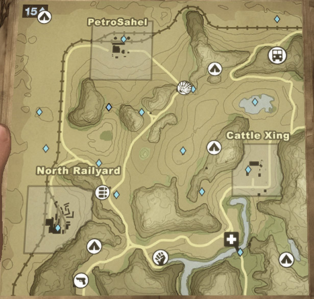 far cry 2 diamond locations south center