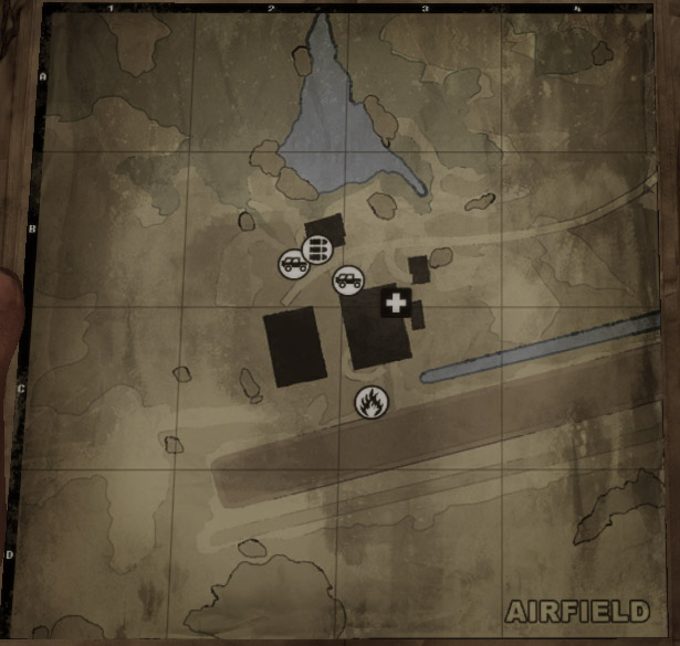 Far Cry 2 Map - Airport Town 