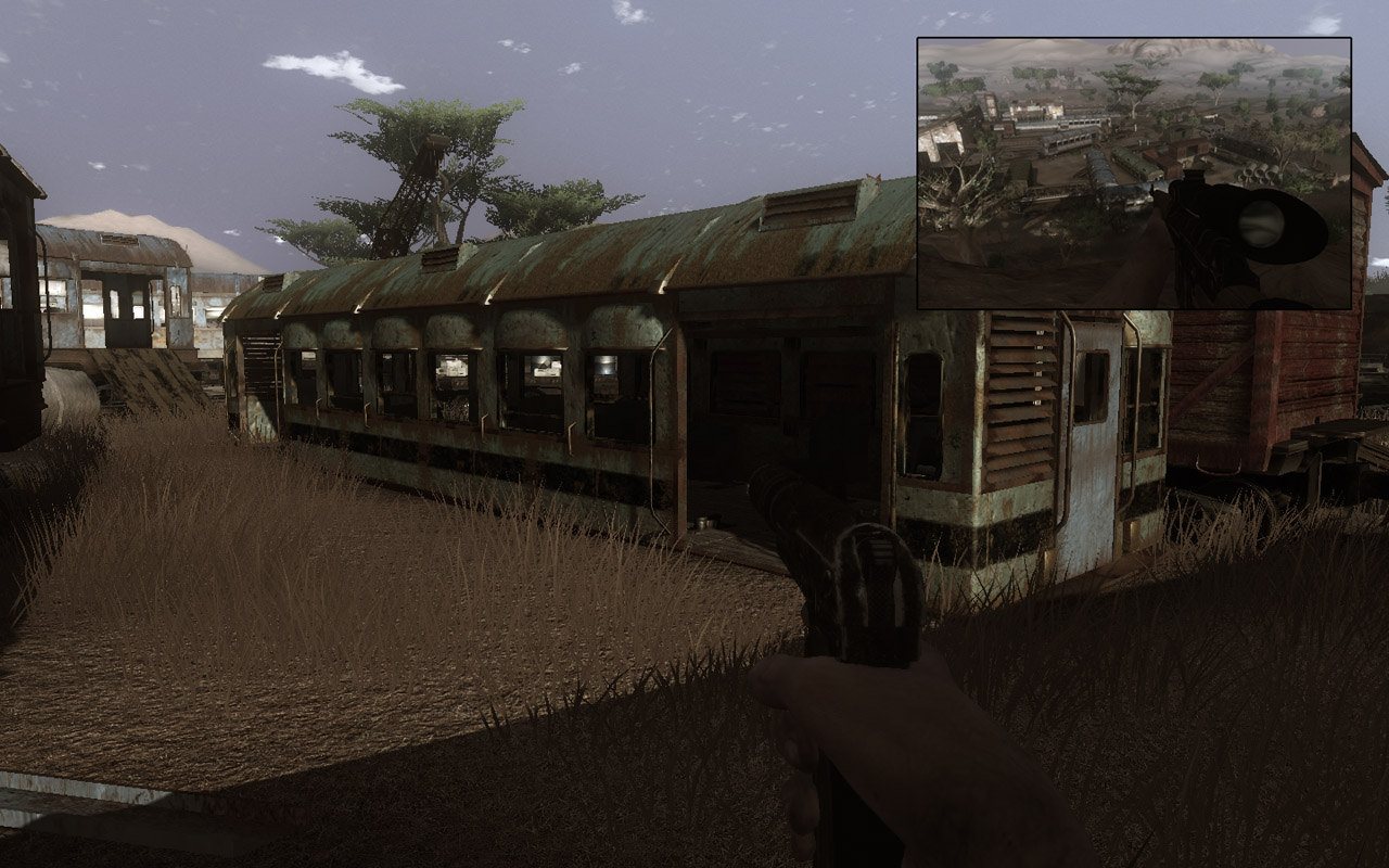 You'll find the box inside this train car (Click image or link to go back)
